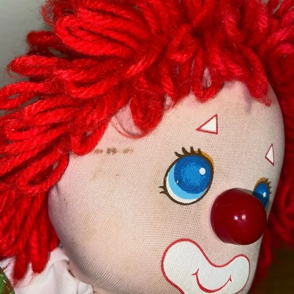 Vintage 1983 Tyco clown plush doll